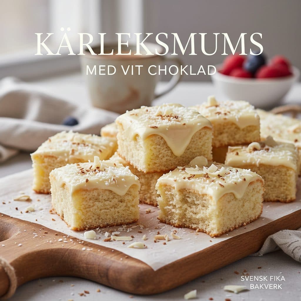 Kärleksmums med vit choklad