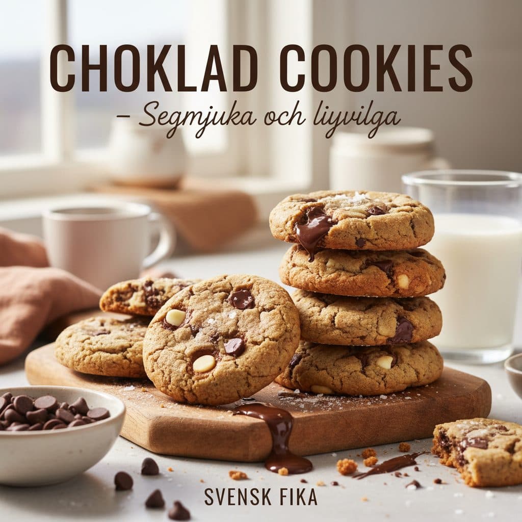 Choklad cookies – Segmjuka och ljuvliga
